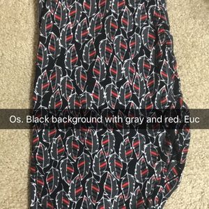 Lularoe leggings os feathers